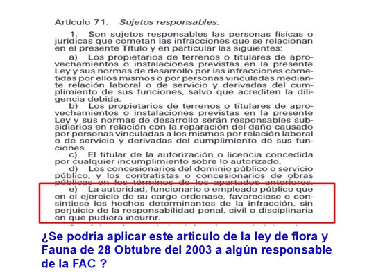 Ley flora y fauna articulo 71 . punto E- sujetos responsables.jpg