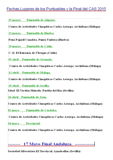 Fechas lugares y final del CAS 2015, silvestrismo.jpeg